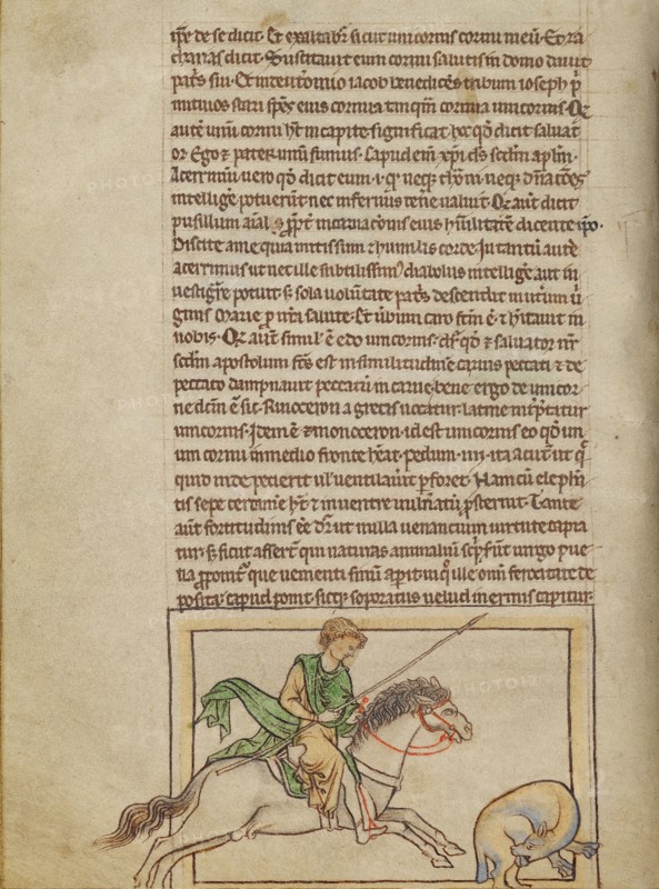 A Beaver; Northumberland Bestiary, about 1250-1260. Creator: Unknown.