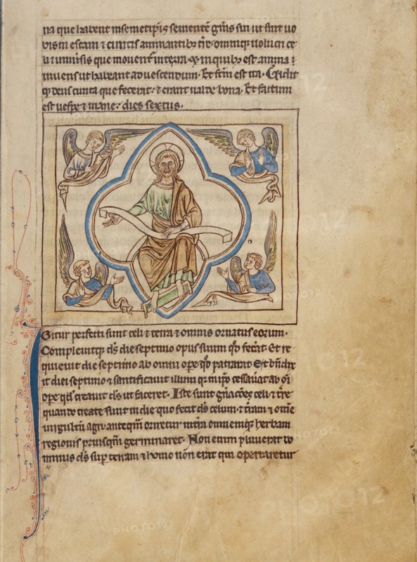 The Seventh Day; Northumberland Bestiary, about 1250-1260. Creator: Unknown.