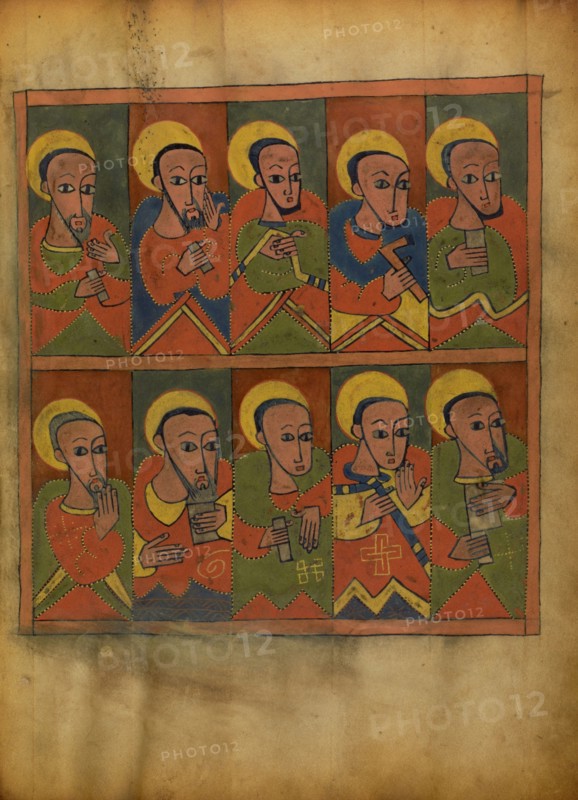 The Seventy-two Disciples; Gospel Book, about 1480-1520. Creator: Unknown.