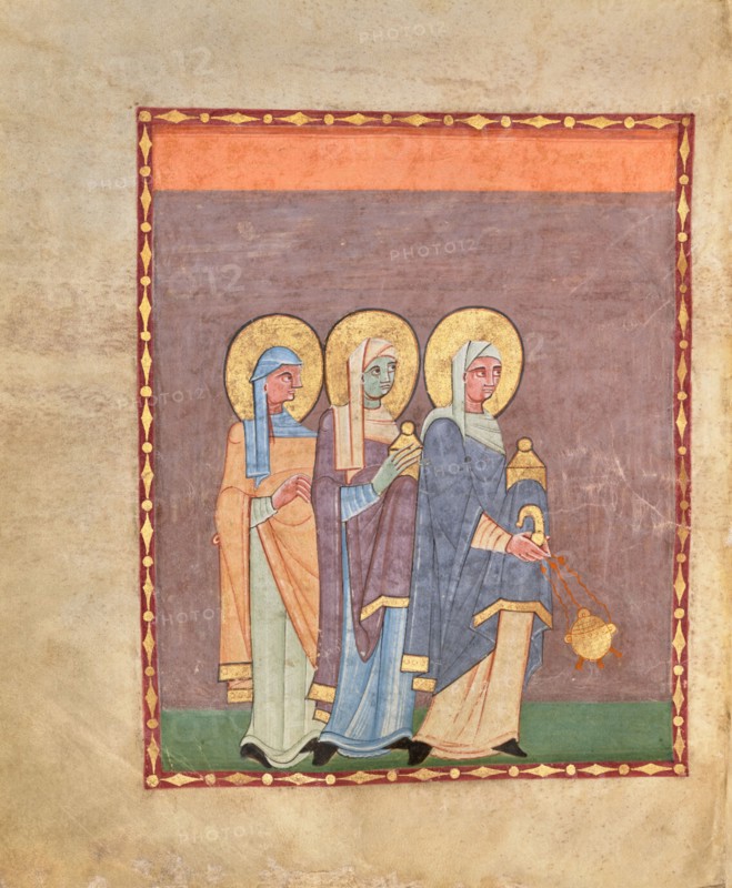The Women Approach the Empty Tomb of Christ, shortly after 1053. Creator: Unknown.