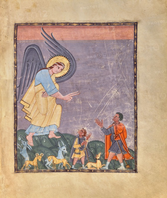 The Annunciation to the Shepherds, shortly after 1053. Creator: Unknown.