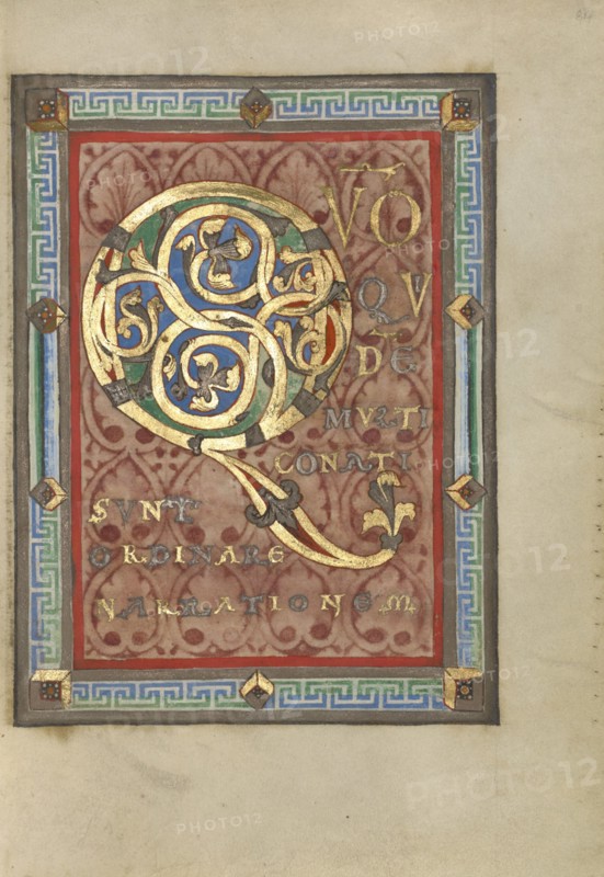 Decorated Incipit Page; Gospel Book, about 1120-1140. Creator: Unknown.