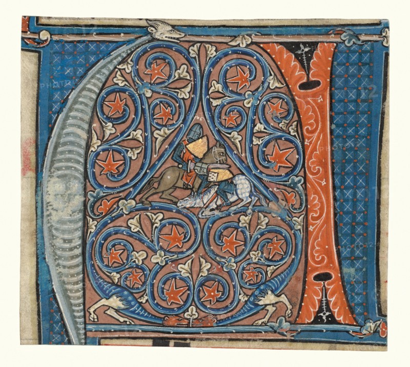 Historiated Initial from an antiphonal, about 1260-1270. Creator: Unknown.
