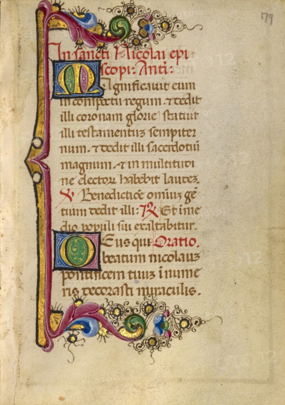 Decorated Initial M; Decorated Initial D; Gualenghi-d'Este Hours, about 1469. Creator: Unknown.