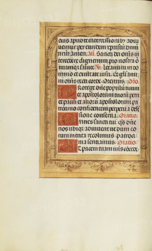 Decorated Text Page; Spinola Hours, about 1510-1520. Creator: Unknown.