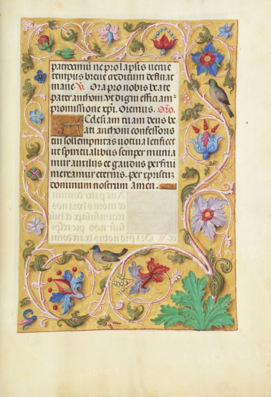Decorated Text Page; Spinola Hours, about 1510-1520. Creator: Unknown.