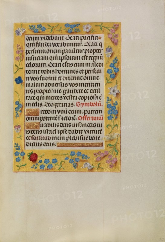 Decorated Text Page; Spinola Hours, about 1510-1520. Creator: Unknown.