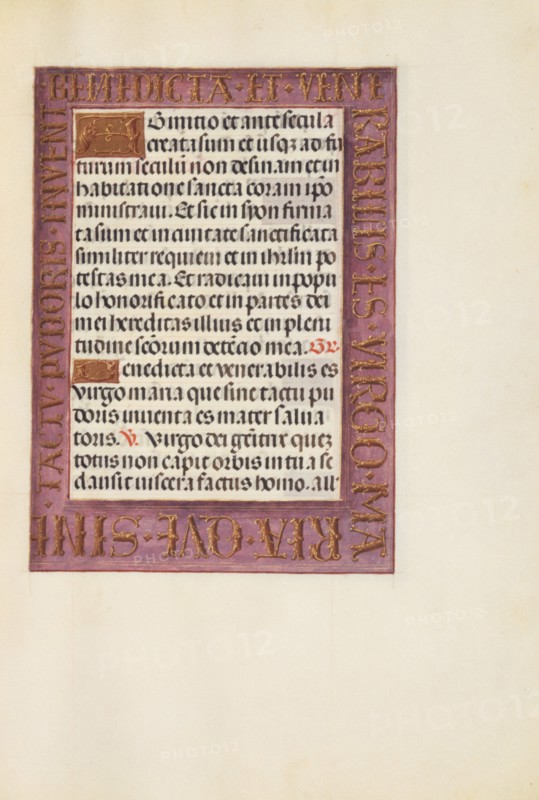 Decorated Text Page; Spinola Hours, about 1510-1520. Creator: Unknown.