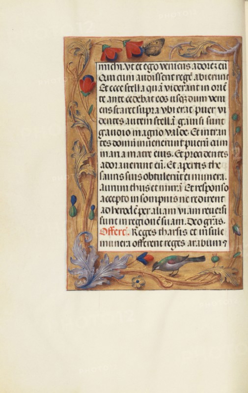 Decorated Text Page; Spinola Hours, about 1510-1520. Creator: Unknown.