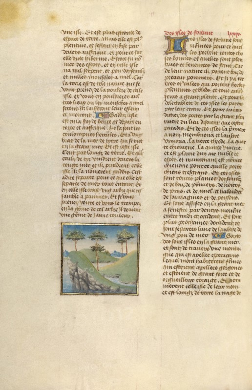 Islands in the Sea; Miroir Historial, about 1475. Creator: Unknown.