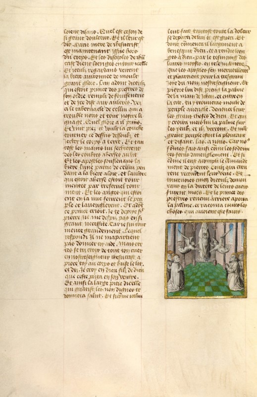 The Assumption of the Virgin; Miroir Historial, about 1475. Creator: Unknown.
