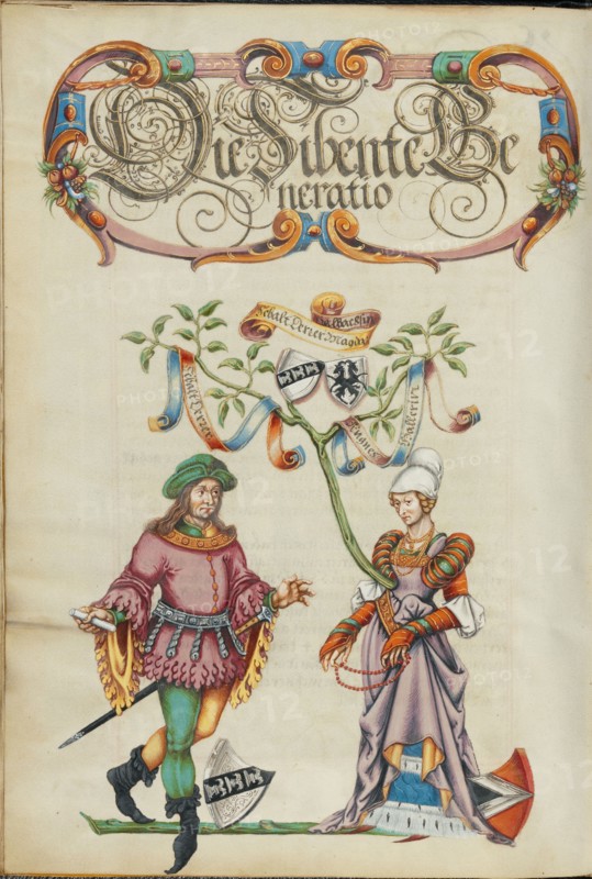 The Seventh Generation, Sebaldt Derrer, about 1626-1711. Creator: Unknown.