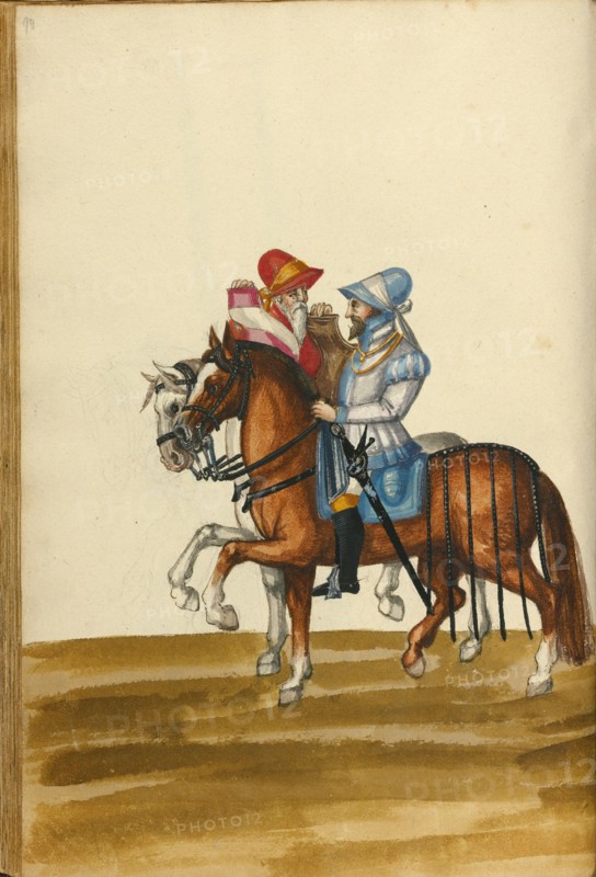 Two Horsemen, about 1560-1570. Creator: Unknown.