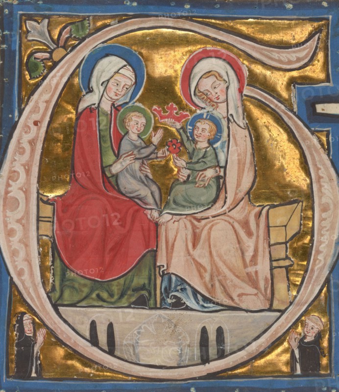 Historiated Initial from a Gradual, about 1300. Creator: Unknown.