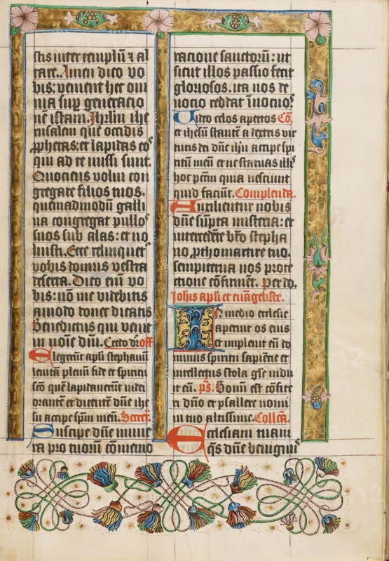 Decorated Text Page; Missal, about 1500-1505. Creator: Unknown.