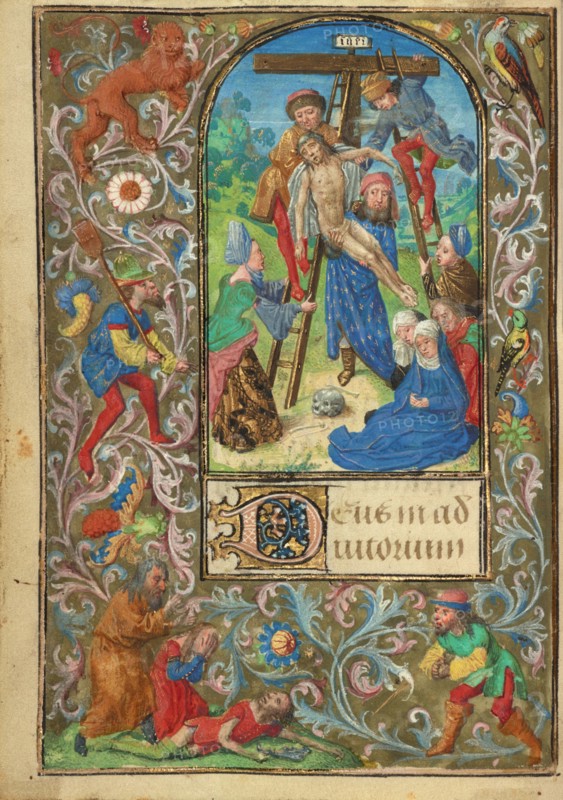The Deposition; Prayer Book of Charles the Bold, about 1471. Creator: Master of Mary of Burgundy.
