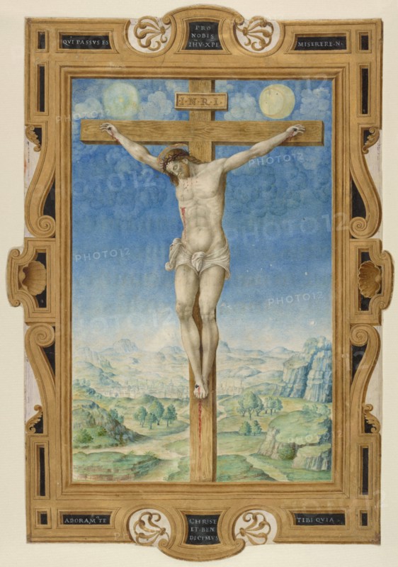 The Crucifixion, about 1545. Creator: Vincent Raymond.