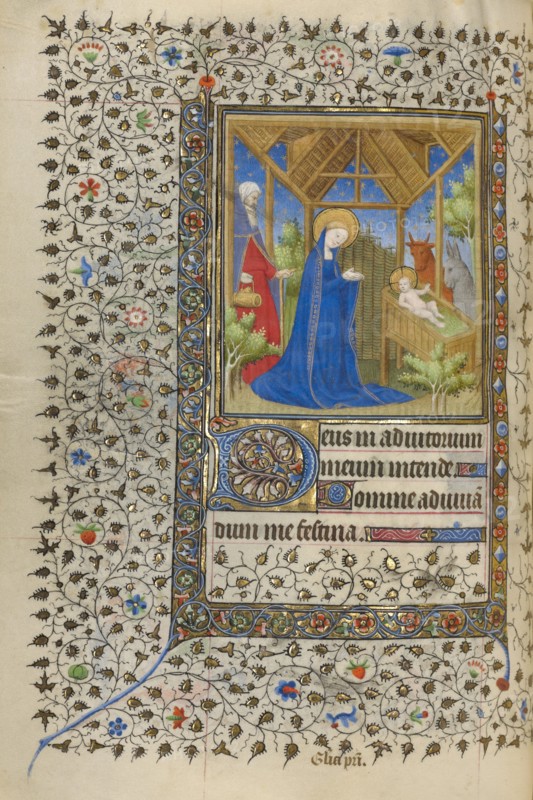 The Nativity; Book of Hours, about 1415-1420. Creators: Boucicaut Master, Workshop of the Boucicaut Master.