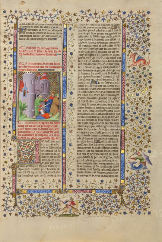 Manlius Capitolinus Defending the Capitoline Hill against the Franks, about 1413-1415. Creators: Boucicaut Master, Workshop of the Boucicaut Master.