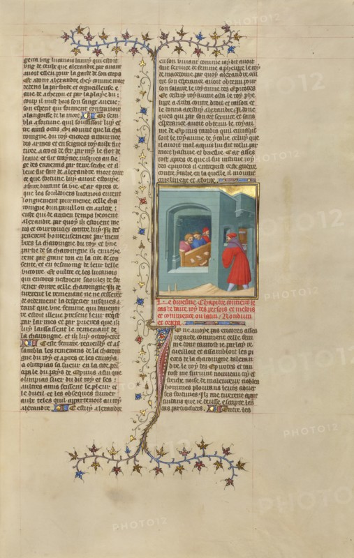 Persian Prisoners; Des cas des nobles hommes et femmes, about 1413-1415. Creators: Boucicaut Master, Workshop of the Boucicaut Master.