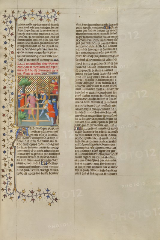 Mithradates Triumphs at a Tournament; Des cas des nobles hommes et femmes, about 1413-1415. Creators: Boucicaut Master, Workshop of the Boucicaut Master.