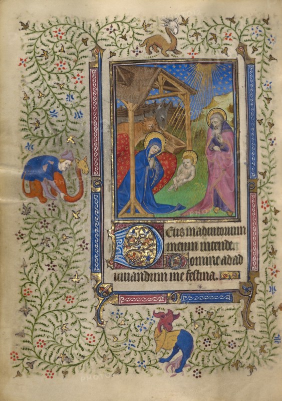The Nativity; Book of Hours, about 1410. Creator: Unknown.
