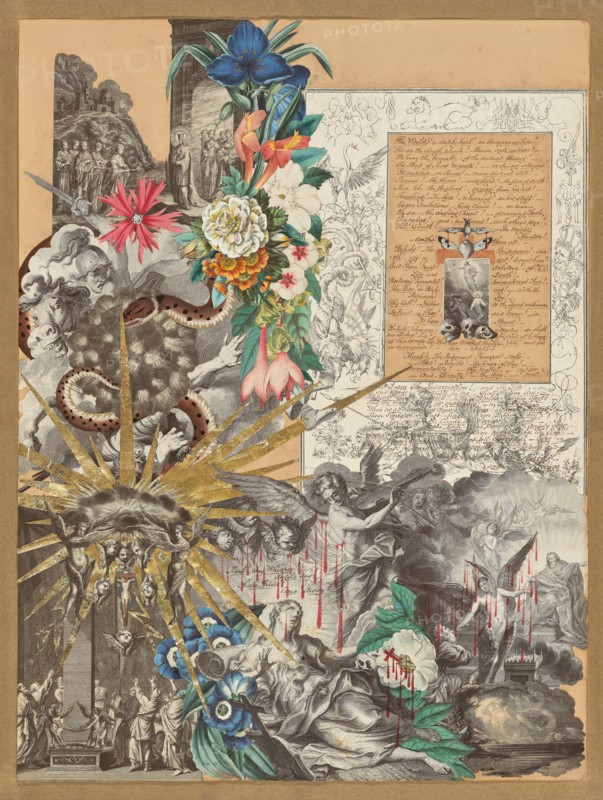 Collage, 1850s-1860s. Creator: John Bingley Garland.