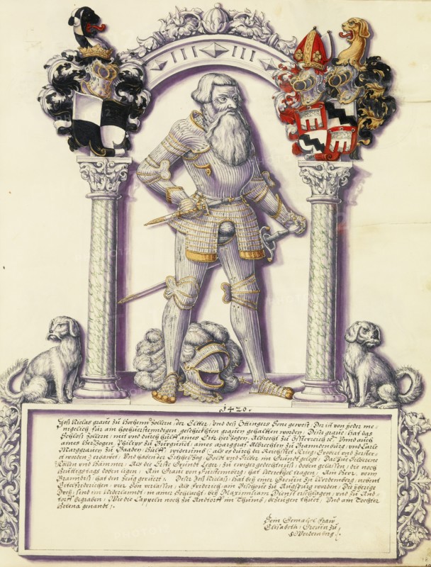 Jost Nicholas Hohenzollern; Chronicle of the Hohenzollern Family, about 1572. Creator: Jorg Ziegler.