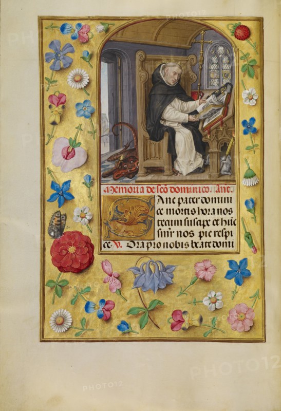 Saint Dominic; Spinola Hours, about 1510-1520. Creator: Master of James IV of Scotland.