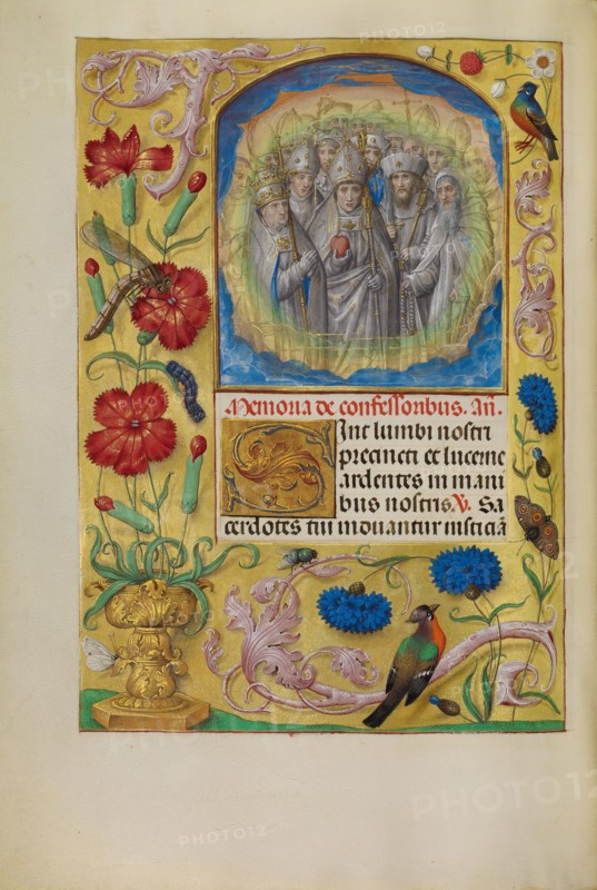 Confessor Saints; Spinola Hours, about 1510-1520. Creator: Master of James IV of Scotland.