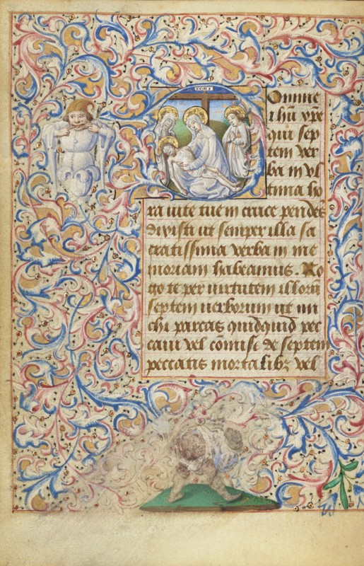 Initial D: The Lamentation; Hours of Simon de Varie, 1455. Creator: Master of Jean Rolin II.