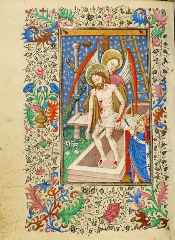 The Mass of Saint Gregory; Book of Hours, about 1430-1440. Creator: Fastolf Master.