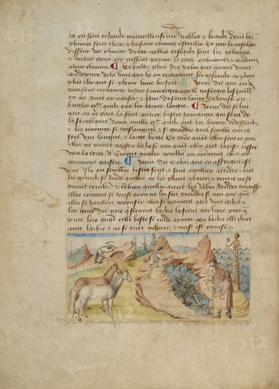 Spain; Livre des merveilles du monde (Book of the Marvels of the World), about 1460-1465. Creator: Master of the Geneva Boccaccio.