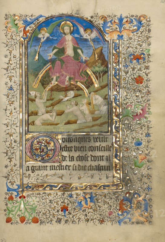 The Last Judgment; Book of Hours, about 1420-1430. Creator: Master of the Harvard Hannibal.