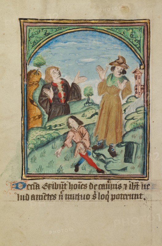 The Tenth Sign before the Day of Judgment; Illustrated Vita Christi..., about 1480-1490. Creator: Unknown.