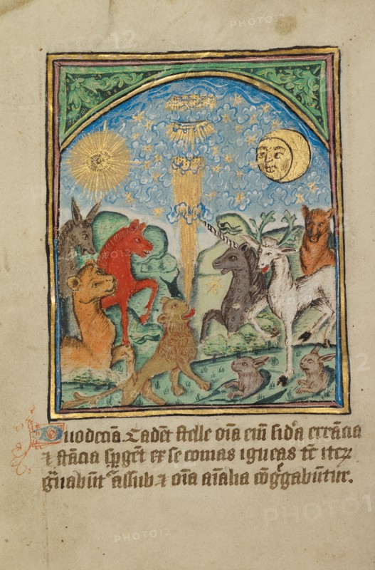 The Twelfth Sign before the Day of Judgment; Illustrated Vita Christi..., about 1480-1490. Creator: Unknown.