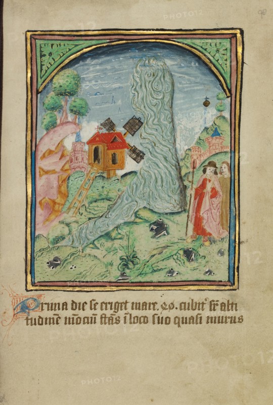 The First Sign before the Day of Judgment; Illustrated Vita Christi..., about 1480-1490. Creator: Unknown.