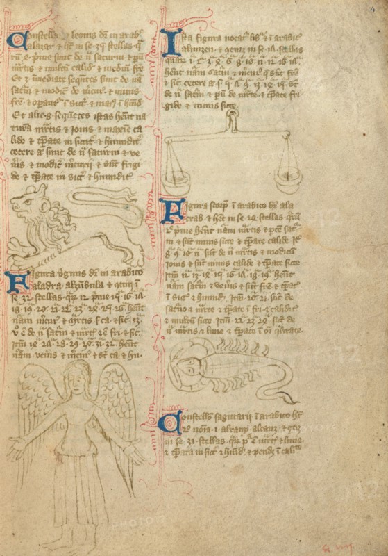 Constellation; Astronomical and Medical Miscellany, shortly after 1386. Creator: Unknown.