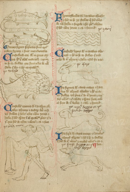 Constellations; Astronomical and Medical Miscellany, late 14th century, shortly after 1386. Creator: Unknown.