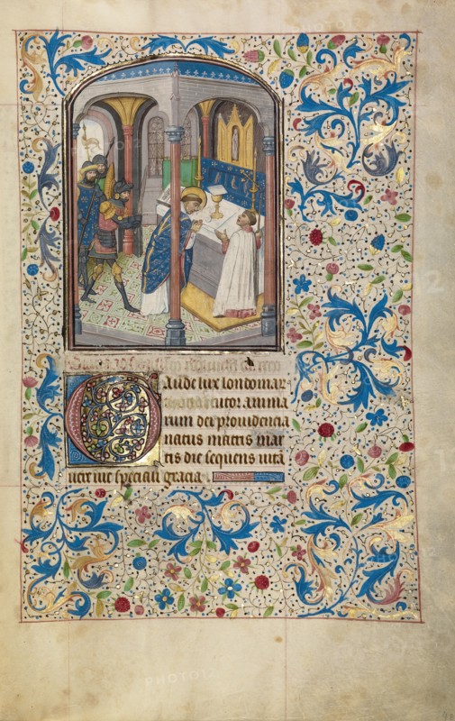 The Martyrdom of Saint Thomas Becket; Arenberg Hours, early 1460s. Creator: Willem Vrelant.