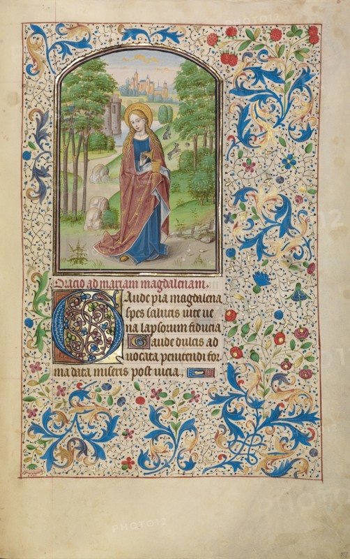 Mary Magdalene; Arenberg Hours, early 1460s. Creator: Willem Vrelant.