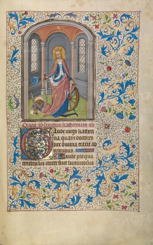 Saint Catherine; Arenberg Hours, early 1460s. Creator: Willem Vrelant.