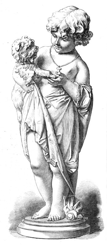 ‘‘My First Friend," by F. Barzaghi, 1872. Creator: Unknown.