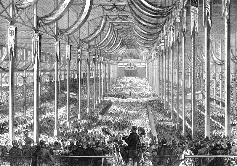 The World's Peace Jubilee and International Musical Festival at Boston, 1872. Creator: Unknown.
