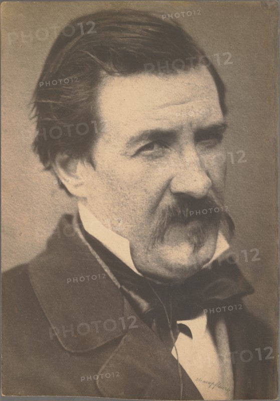 Champfleury Jules-Francois Husson, negative about 1855-1859; print about 1874. Creator: Nadar.
