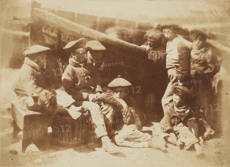 Fisher Laddies, Newhaven, 1843-1848. Creator: Hill & Adamson.