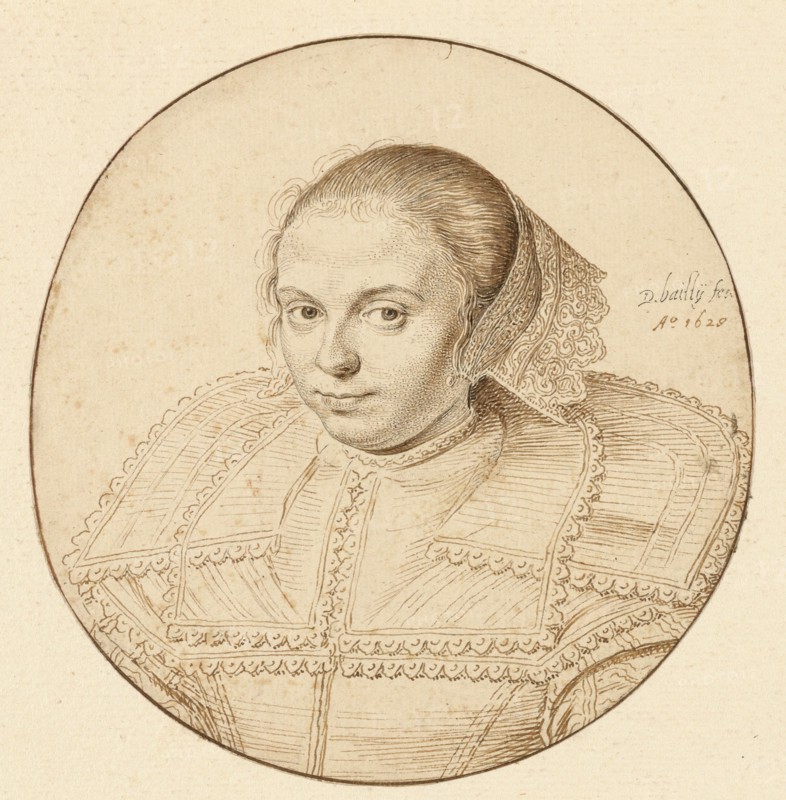 Portrait of a Woman, 1629. Creator: David Bailly.