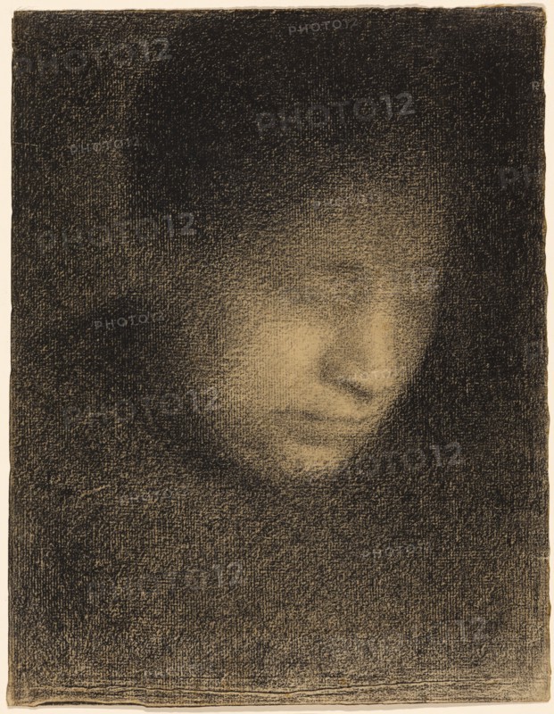 Madame Seurat, the Artist's Mother (Madame Seurat, mère), about 1882-1883. Creator: Georges-Pierre Seurat.