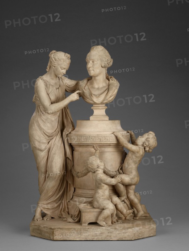 Allegorical Group with a Bust of an Architect, 1780-1800. Creator: Unknown.
