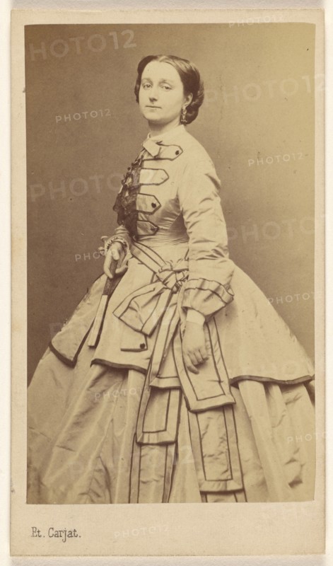 Standing Woman, 1865-1870. Creator: Etienne Carjat.